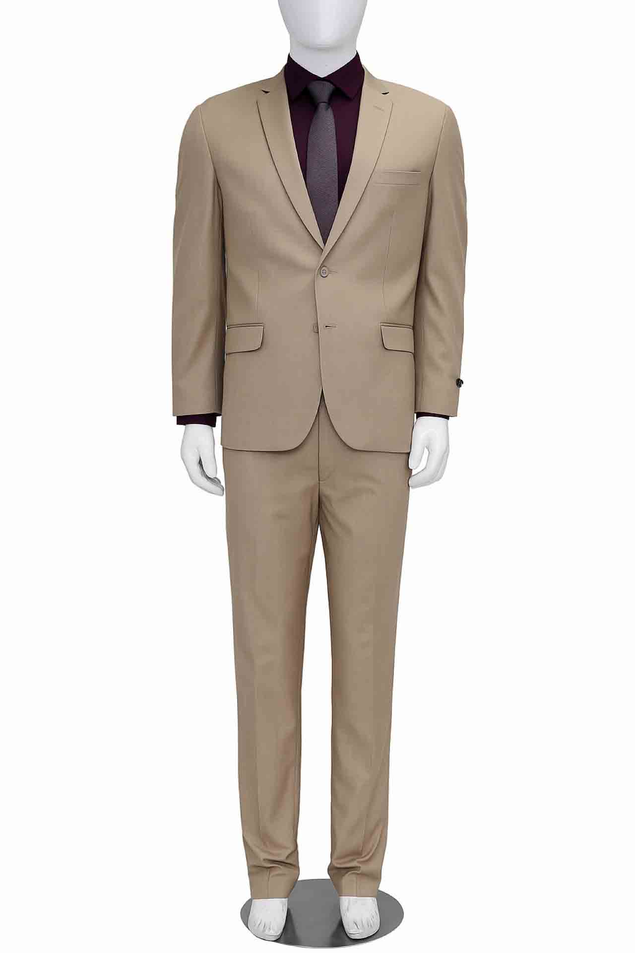 Prestige Slim-Fit Suit – Tan