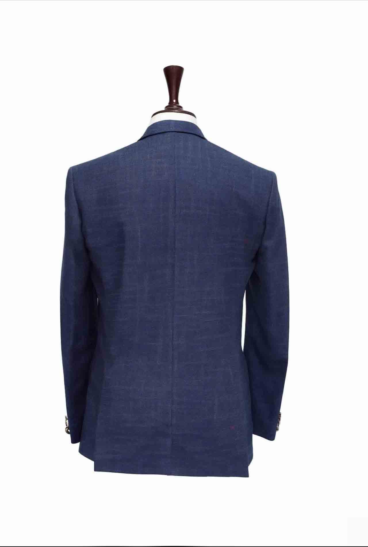 Executive Navy Tailored Blazer - Image 2