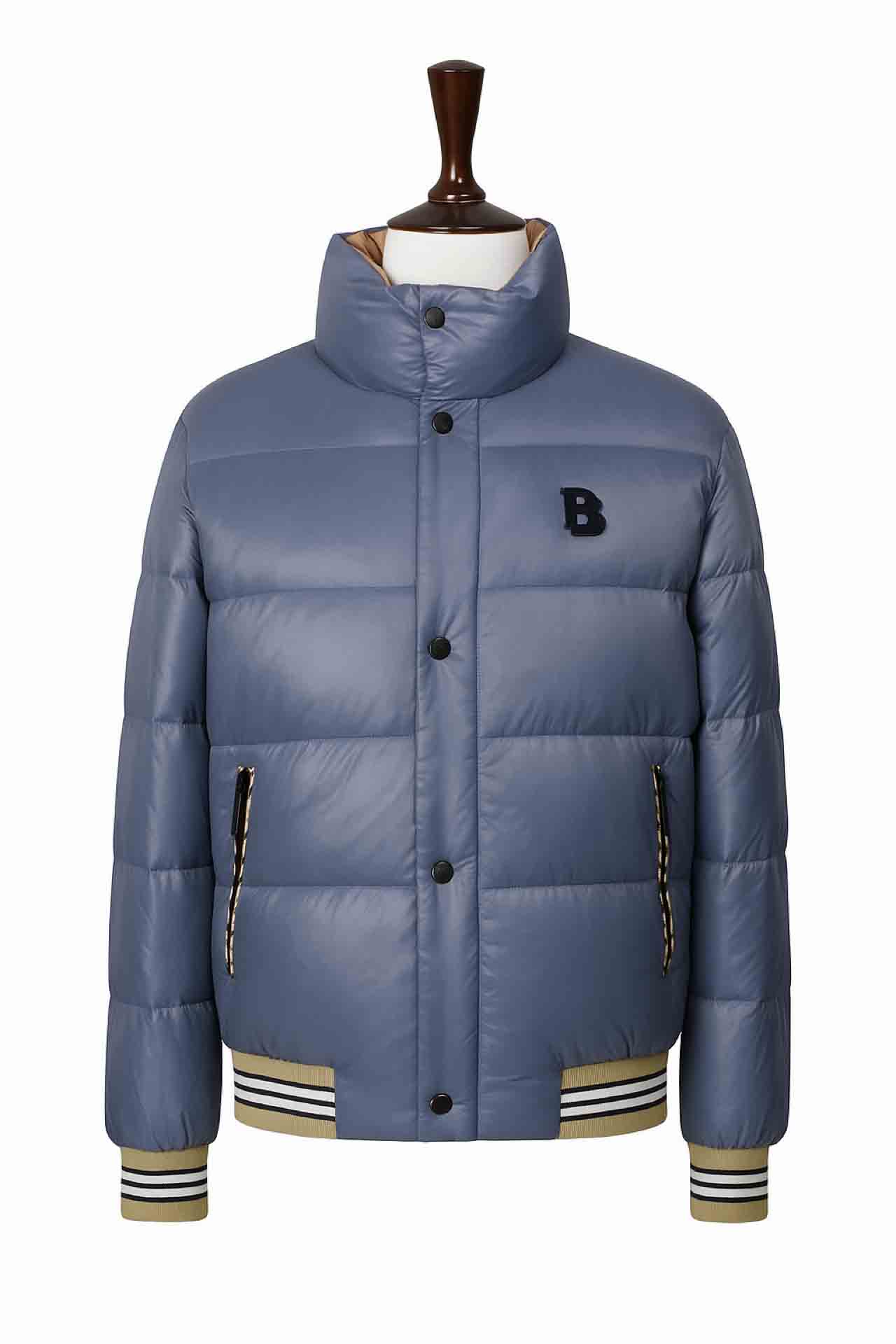 BoldEdge Quilted Jacket – Blue