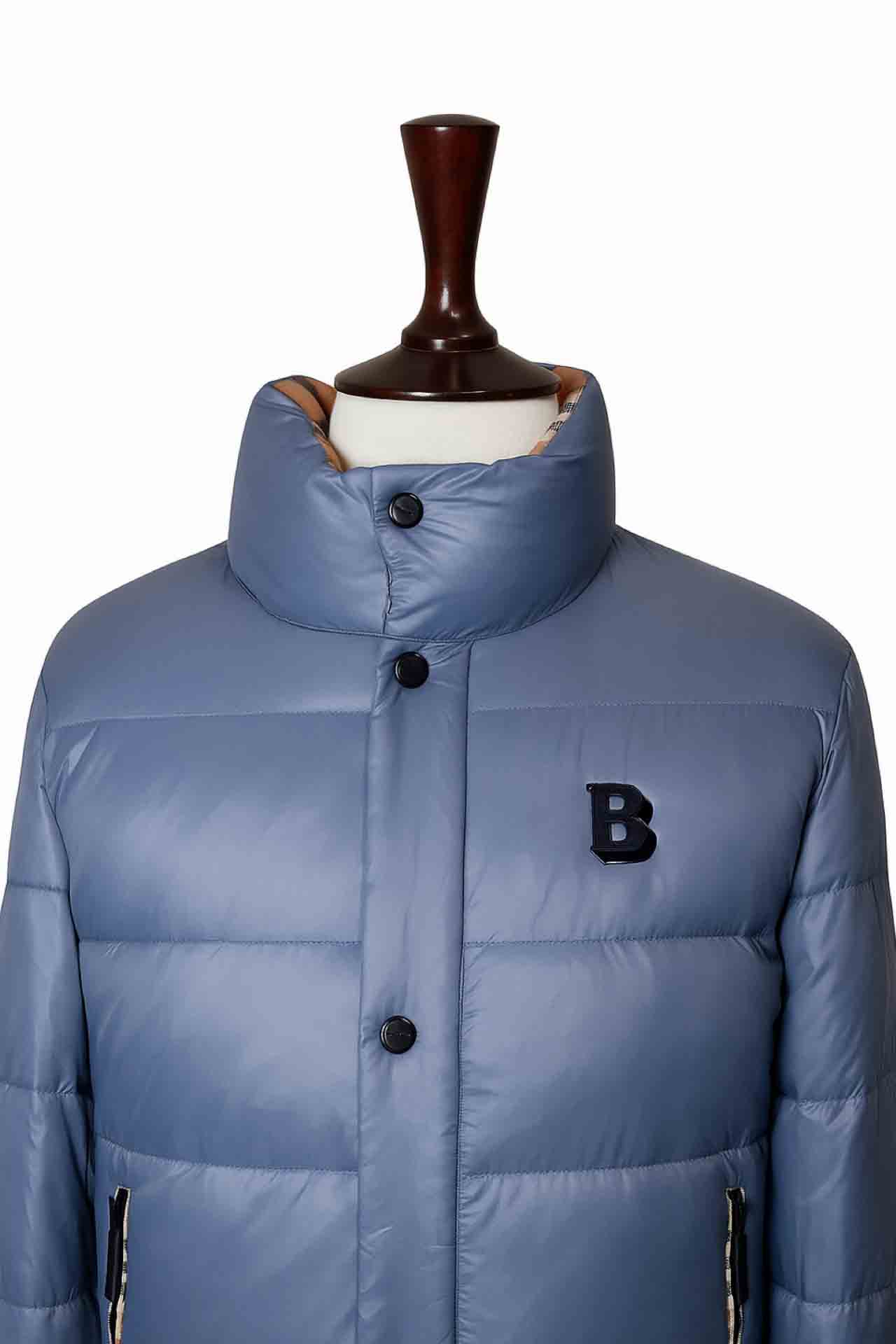 BoldEdge Quilted Jacket – Blue - Image 2