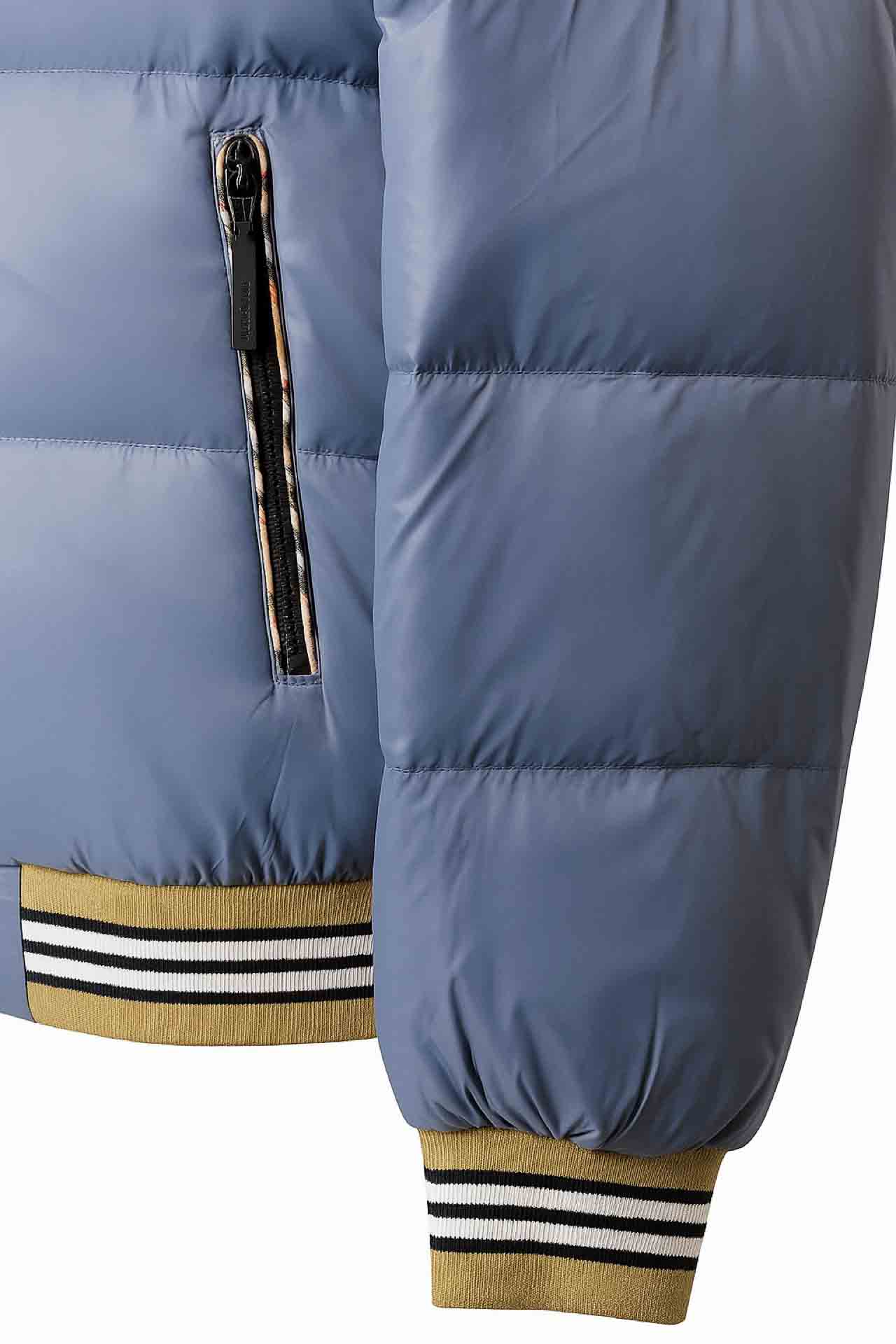 BoldEdge Quilted Jacket – Blue - Image 3