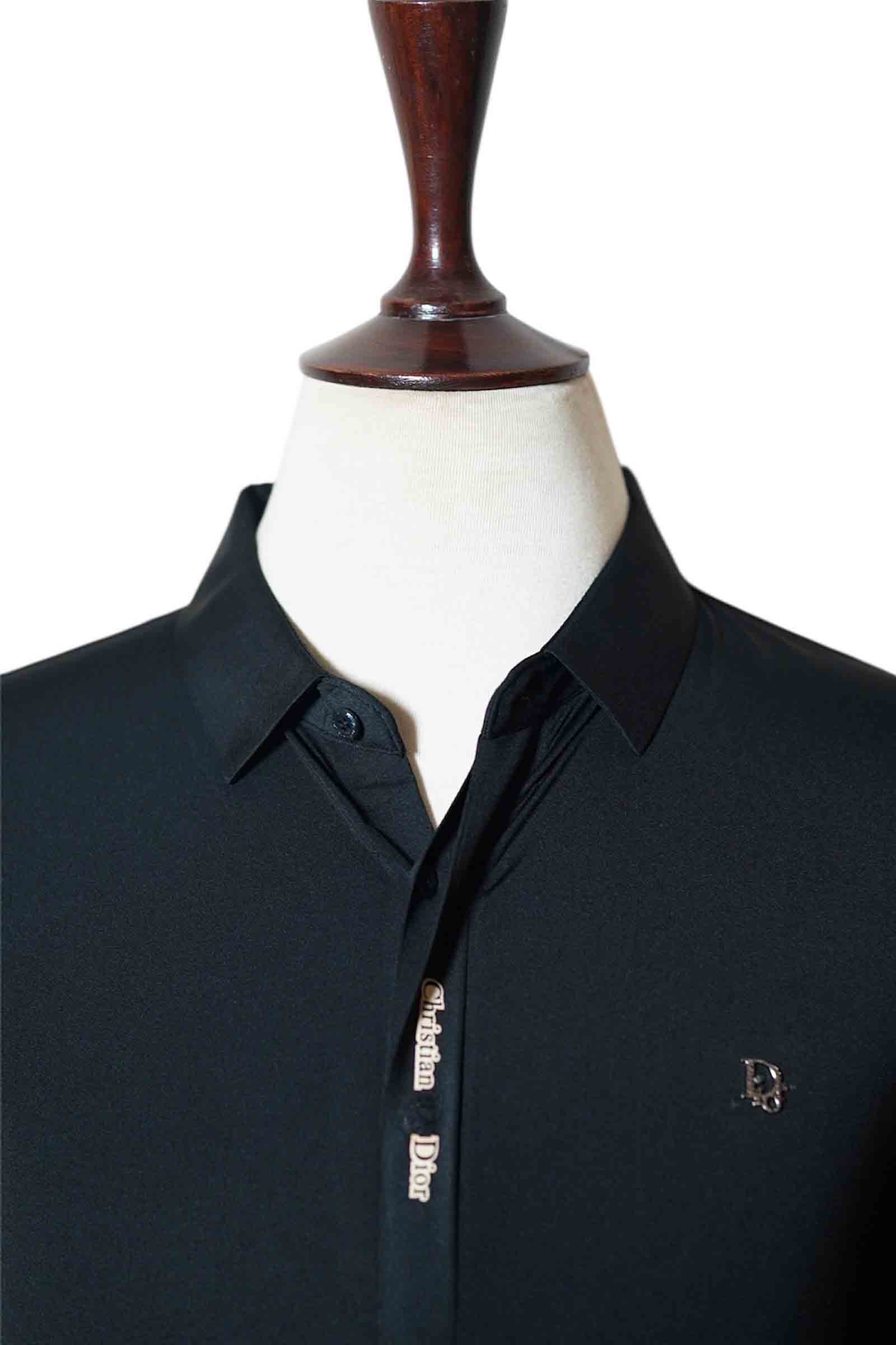 Signature Noir Casual Shirt – Black - Image 3