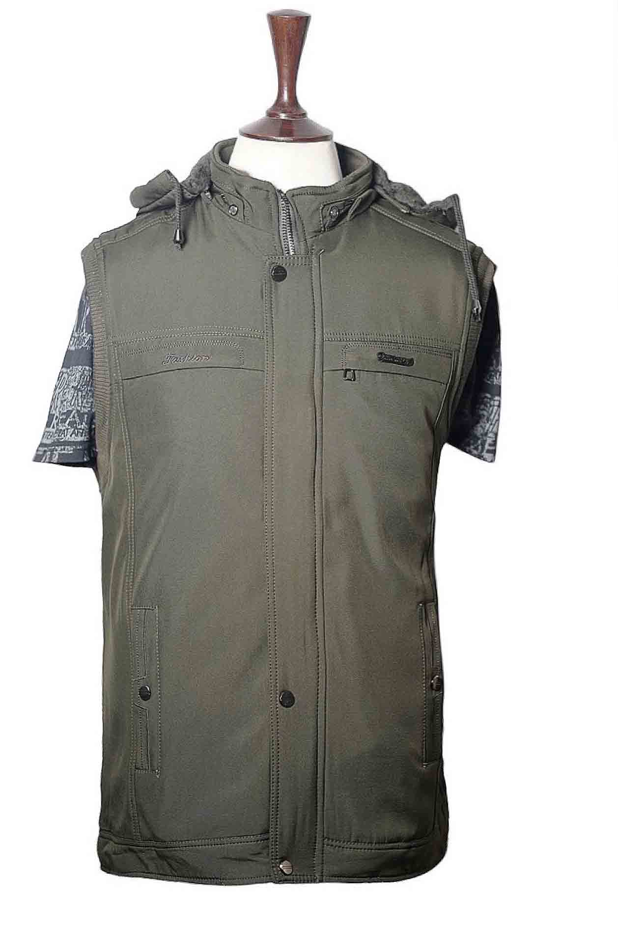 RuggedLayer Utility Vest – Olive Green - Image 2