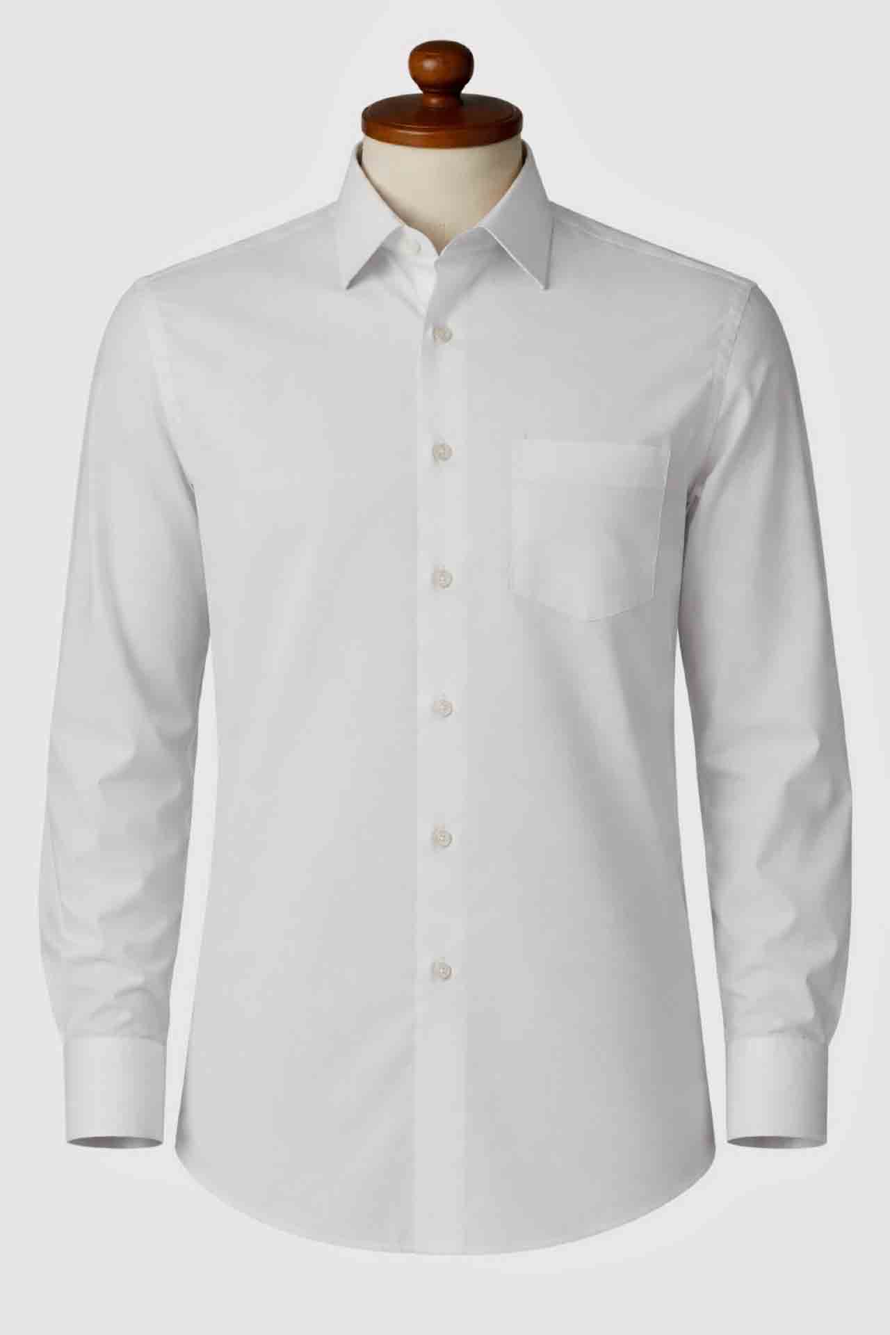 Pristine Executive Dress Shirt – Arctic White